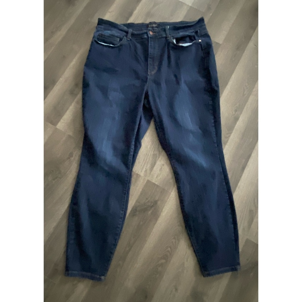 JUDY BLUE Dark Wash Hi Rise Skinny Jeans - Picture 4 of 6